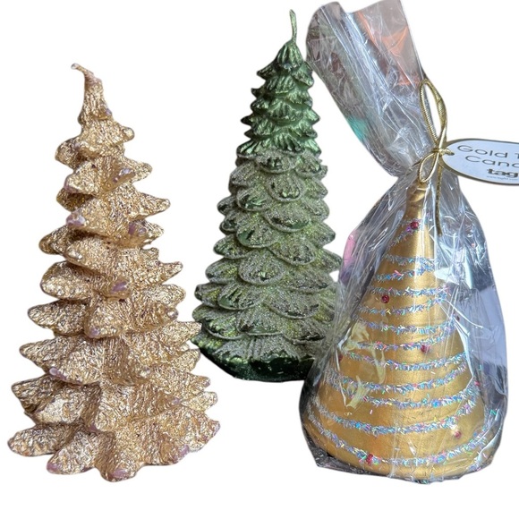 Three Christmas tree candles new - Picture 1 of 4